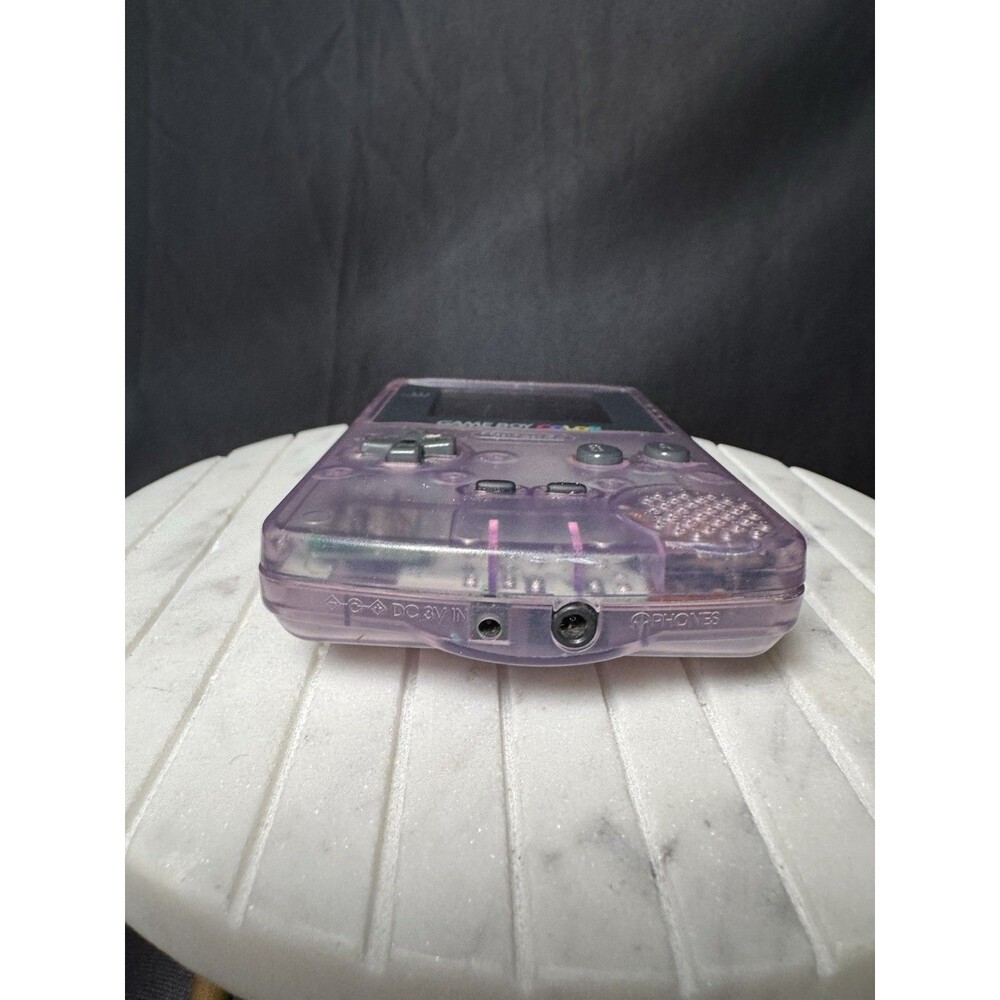 Nintendo Gameboy Color CGB-001 Atomic Purple Handheld Console Tested Works! - Picture 5 of 11